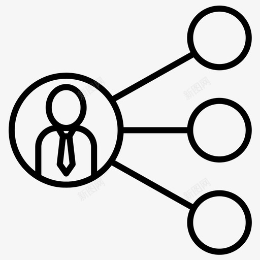 共享通信流程图图标svg_新图网 https://ixintu.com 共享 办公室粗体lineset95 流程图 网络 通信