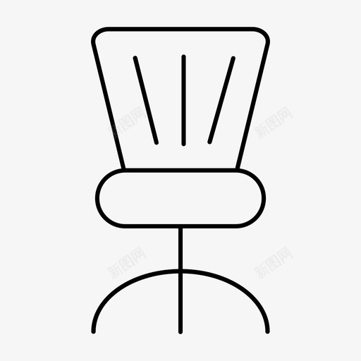 椅子家具升降椅图标svg_新图网 https://ixintu.com 升降椅 家具 椅子