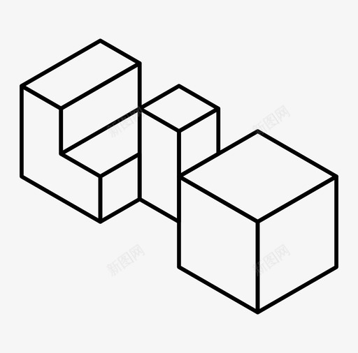毛刺拼图块脑筋急转弯联锁图标svg_新图网 https://ixintu.com 手指俱乐部 毛刺块 毛刺拼图块 求解 联锁 脑筋急转弯