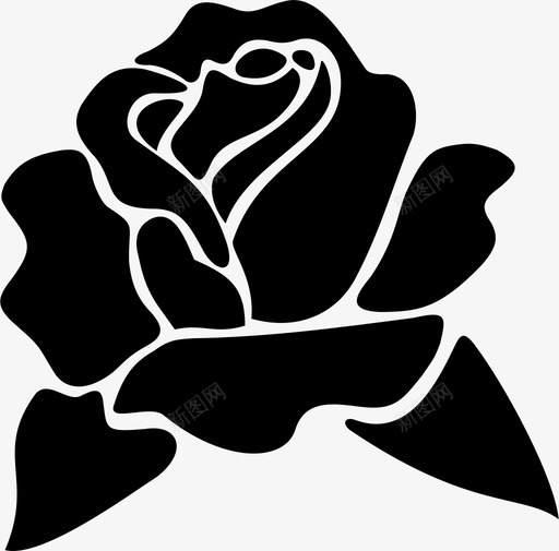 玫瑰美人观赏植物图标svg_新图网 https://ixintu.com 玫瑰 玫瑰花 白玫瑰 红玫瑰 美人 观赏植物