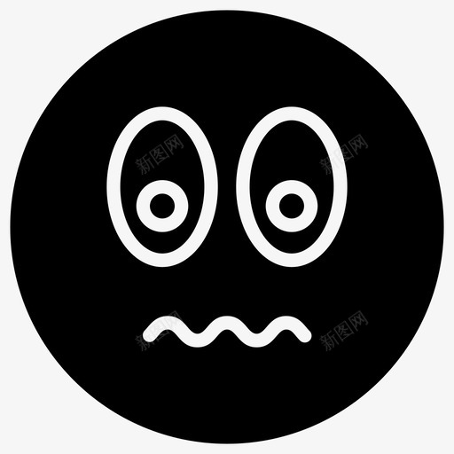 内疚表情表情符号表情图标svg_新图网 https://ixintu.com 内疚表情 犯错 表情 表情符号 表情符号集字形矢量图标