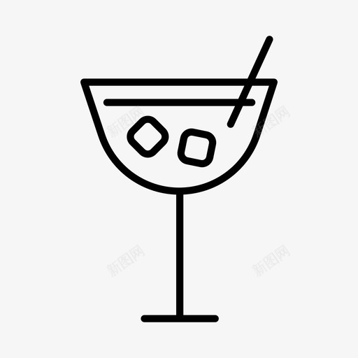 饮料酒吧菜单鸡尾酒图标svg_新图网 https://ixintu.com 菜单 酒吧 酒杯 饮料 鸡尾 鸡尾酒