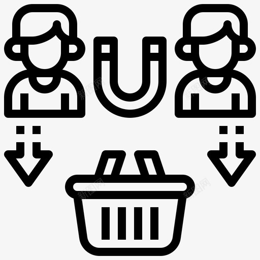 客户获取业务数字游牧民图标svg_新图网 https://ixintu.com 业务 在线 媒体 客户 市场 数字 概述 游牧 游牧民 获取