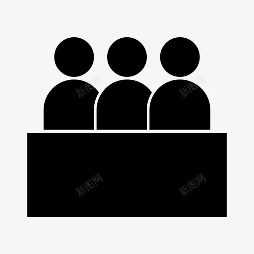 会议协会俱乐部图标svg_新图网 https://ixintu.com 会议 俱乐部 办公桌 协会 图标 字形 样式 社会 组织 网页设计