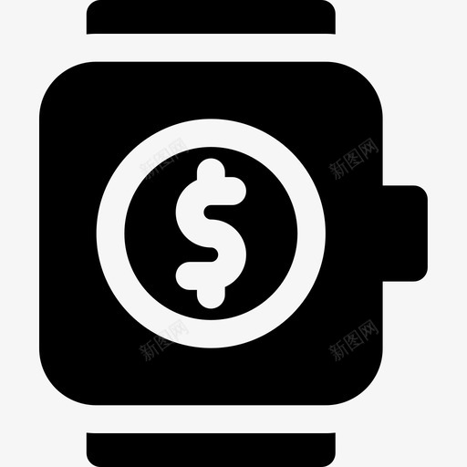 智能手表众筹24已填充图标svg_新图网 https://ixintu.com 众筹 填充 手表 智能
