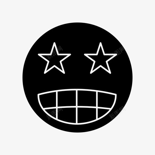 快乐头像表情图标svg_新图网 https://ixintu.com 头像 快乐 感觉 用户 笑脸 表情