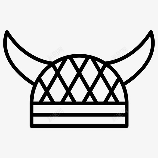 维京人帽子维京哈姆雷特图标svg_新图网 https://ixintu.com 京人 加粗 哈姆雷特 帽子 线条 维京 艺术