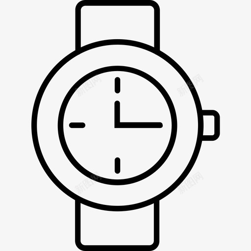 钟表配件时间图标svg_新图网 https://ixintu.com 手表 时间 父亲节 配件 钟表