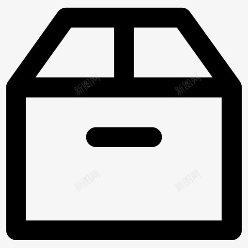 箱子交货箱包裹图标svg_新图网 https://ixintu.com 交货 包裹 箱子 装运 货箱