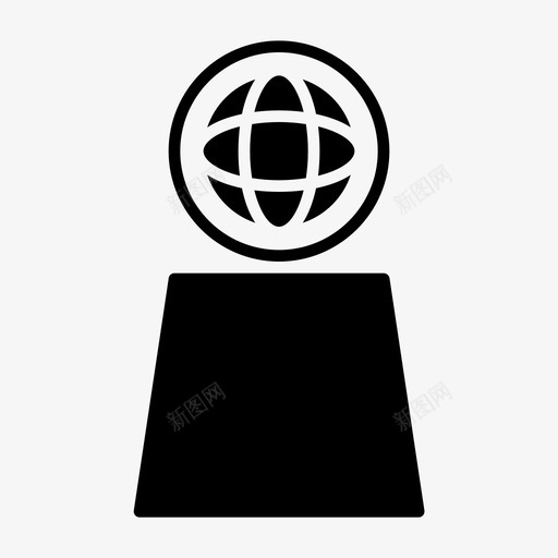 用户世界消费者某人图标svg_新图网 https://ixintu.com 公司图标填充 某人 消费者 用户世界