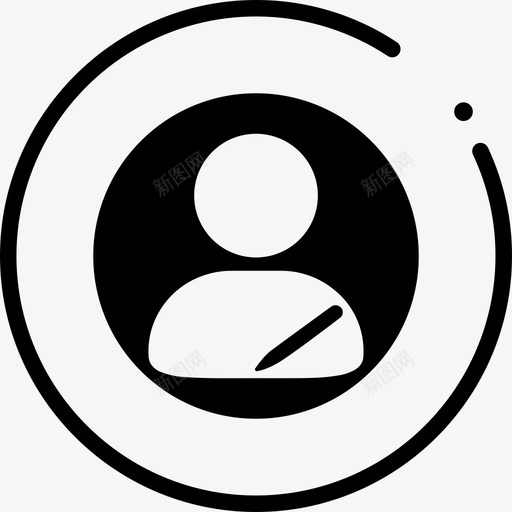 修改个人头像svg_新图网 https://ixintu.com 修改个人头像 填充 线性 扁平 简约 商务