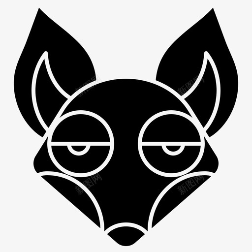 狐狸动物狗图标svg_新图网 https://ixintu.com 动物 狐狸 狡猾 红色 野生动物 雕文