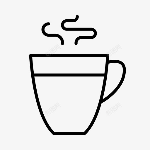 咖啡杯饮料咖啡店图标svg_新图网 https://ixintu.com 咖啡店 咖啡杯 饮料