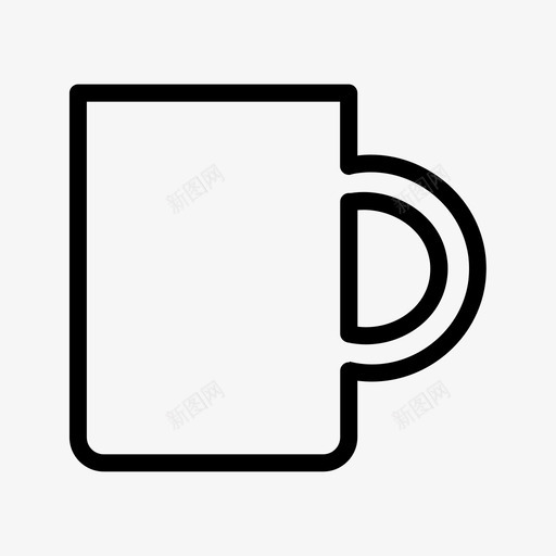 马克杯陶瓷咖啡图标svg_新图网 https://ixintu.com 咖啡 杯子 舒适 陶瓷 马克