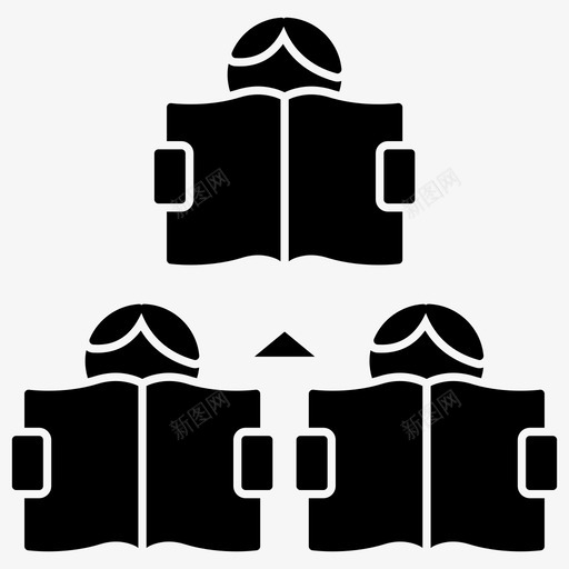 阅读书籍知识图标svg_新图网 https://ixintu.com 书籍 学习 学生 知识 阅读