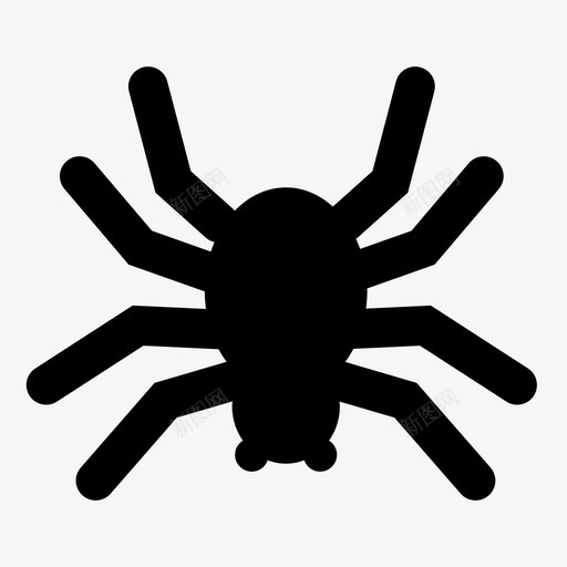 万圣节蜘蛛恐怖万圣节1图标svg_新图网 https://ixintu.com 万圣节1 万圣节蜘蛛 恐怖