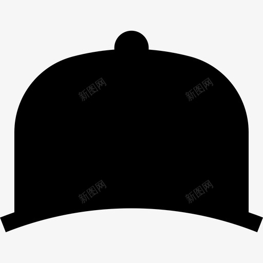 棒球帽服装时装图标svg_新图网 https://ixintu.com 帽子 时装 服装 服装配件 棒球帽