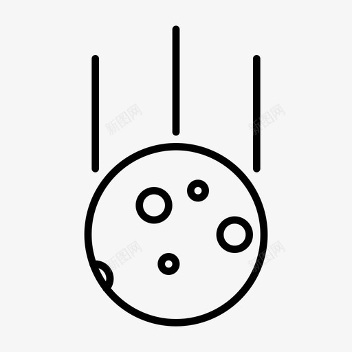 流星陨石行星图标svg_新图网 https://ixintu.com 天空 太空 学校 宇宙 工具 流星 行星 陨石