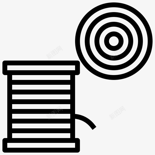 灯丝3d打印机3d打印图标svg_新图网 https://ixintu.com 3d 打印 打印机 灯丝 轮廓 连接