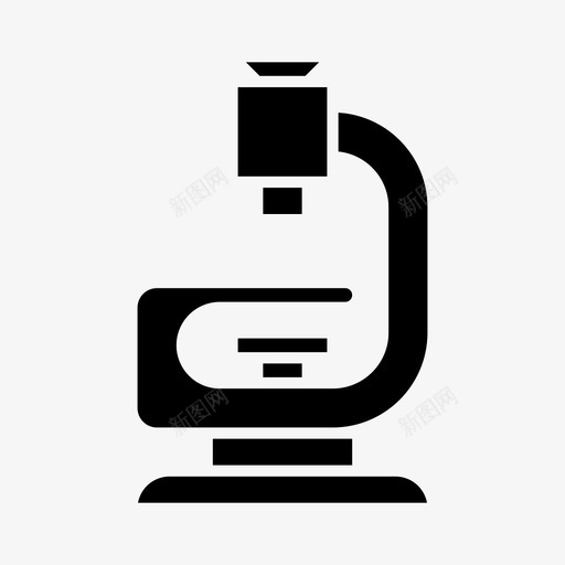显微镜健康医学图标svg_新图网 https://ixintu.com 健康 医学 显微镜 研究 科学