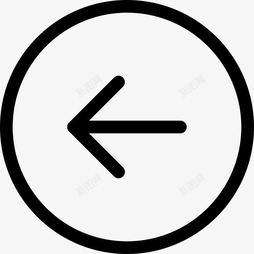 arrow_left_circlesvg_新图网 https://ixintu.com arrow_left_circle