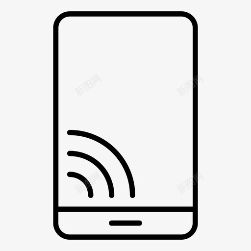 信号电话连接在线图标svg_新图网 https://ixintu.com 信号 在线 电子 电话 连接
