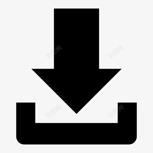 internetdonwload文件图标svg_新图网 https://ixintu.com donwload internet 下载 保存 接收 收件箱 文件 电子邮件