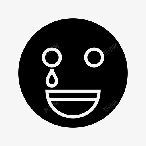 脸表情有趣图标svg_新图网 https://ixintu.com 快乐 有趣 表情