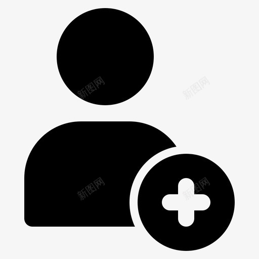 添加帐户头像个人资料图标svg_新图网 https://ixintu.com canoopi移动联系人应用程序固体 个人资料 头像 添加帐户 用户