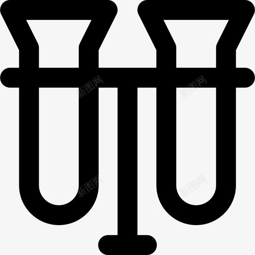 试管实验室线性2图标svg_新图网 https://ixintu.com 实验室 线性 试管