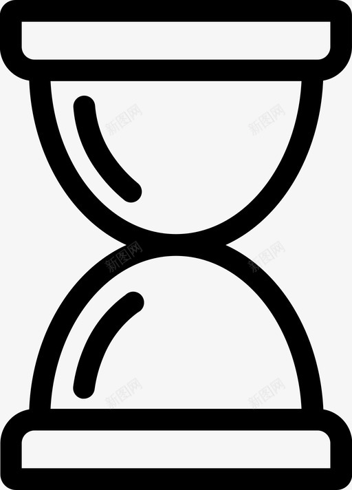 沙漏装载沙子图标svg_新图网 https://ixintu.com 时间 沙子 沙漏 等等 装载