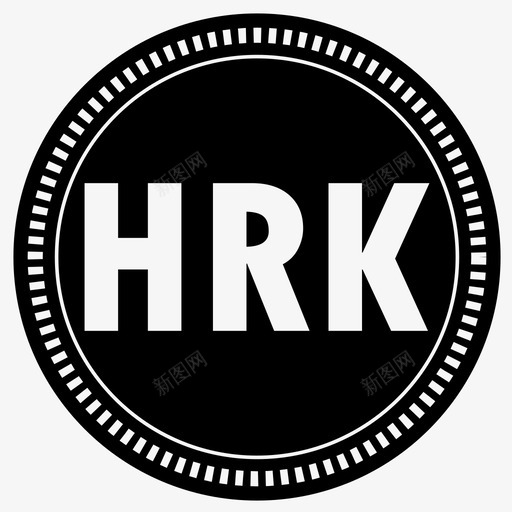 克罗地亚库纳语现金货币图标svg_新图网 https://ixintu.com hrk 克罗地亚库纳语 现金 货币 货币iso4217 金融