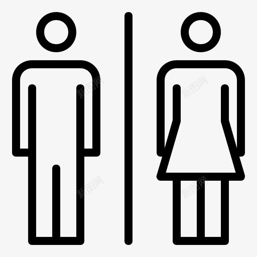 休息室男卫生间女卫生间图标svg_新图网 https://ixintu.com 休息室 卫生间 酒店