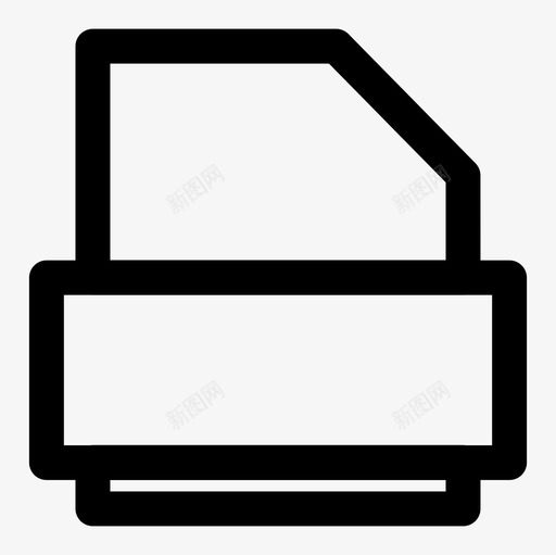 传真通讯邮件图标svg_新图网 https://ixintu.com 传真 名片 图标 大纲 线图 通讯 邮件