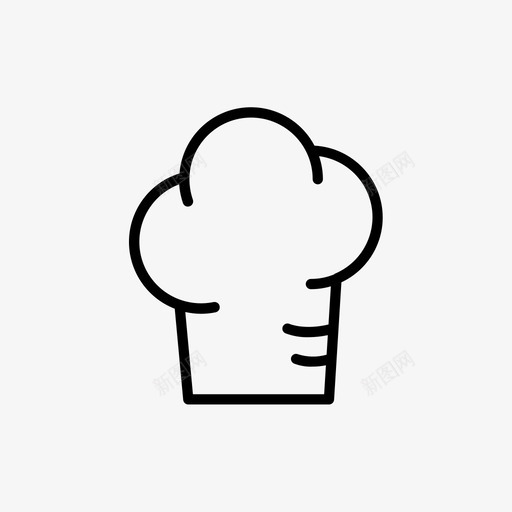 厨师帽玩具咖啡馆和食物图标svg_新图网 https://ixintu.com 厨师 咖啡馆 玩具 食物