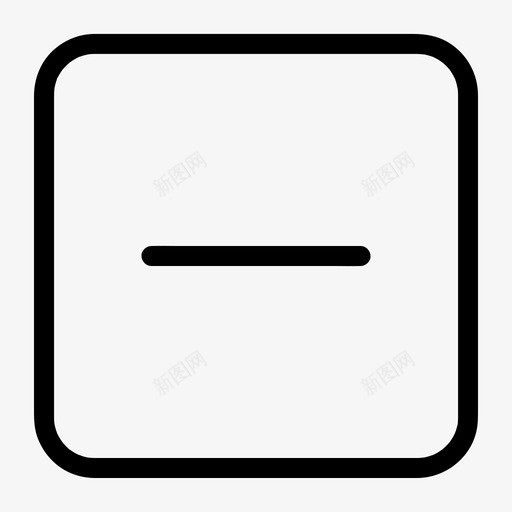 减号按钮减少图标svg_新图网 https://ixintu.com 减号 减少 删除 按钮 电子商务