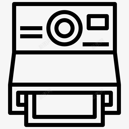宝丽来电子产品照相机图标svg_新图网 https://ixintu.com 宝丽来 摄影 照片 照相机 电子产品