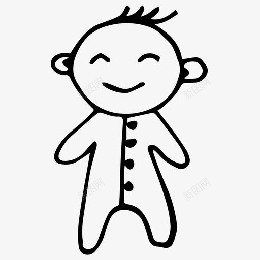 孩子婴儿新生儿图标svg_新图网 https://ixintu.com 婴儿 孩子 新生儿