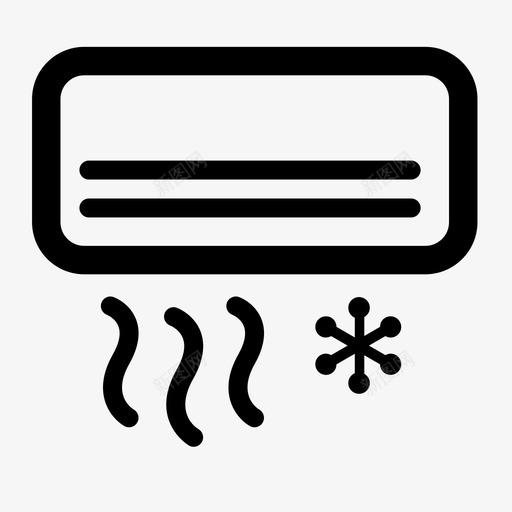家用空调svg_新图网 https://ixintu.com 家用空调
