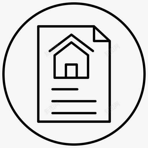 协议广告合同图标svg_新图网 https://ixintu.com 协议 合同 广告 房地产 房地产圈 物业