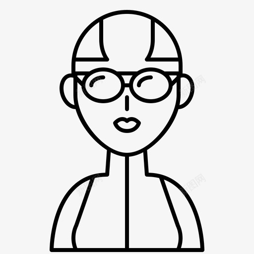 水上运动运动员竞赛图标svg_新图网 https://ixintu.com 女子 水上运动 游泳 竞赛 运动 运动员 铁三