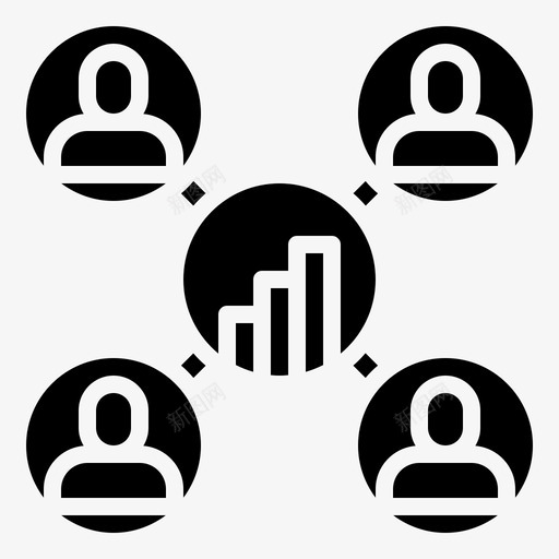 联盟营销商业金融图标svg_新图网 https://ixintu.com 商业 联盟营销 被动收入 被动收入机会雕文 金融