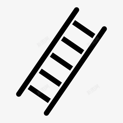梯子建筑楼梯图标svg_新图网 https://ixintu.com 向上 建筑 梯子 楼梯 百货公司