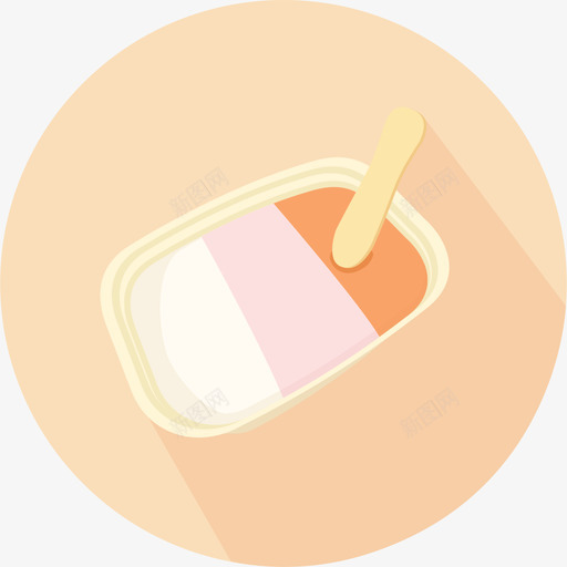 三色雪糕svg_新图网 https://ixintu.com 三色雪糕 扁平 多色 可爱