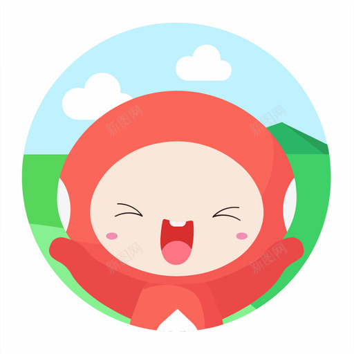 开心svg_新图网 https://ixintu.com 开心 原创可爱类图标 手绘