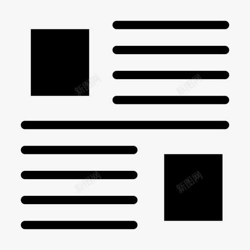 格式图像内联图标svg_新图网 https://ixintu.com 内联 图像 接口基本字形集6 格式 段落