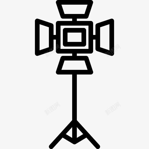 摄影灯照相机专业图标svg_新图网 https://ixintu.com 专业 婚礼 摄影 照相机