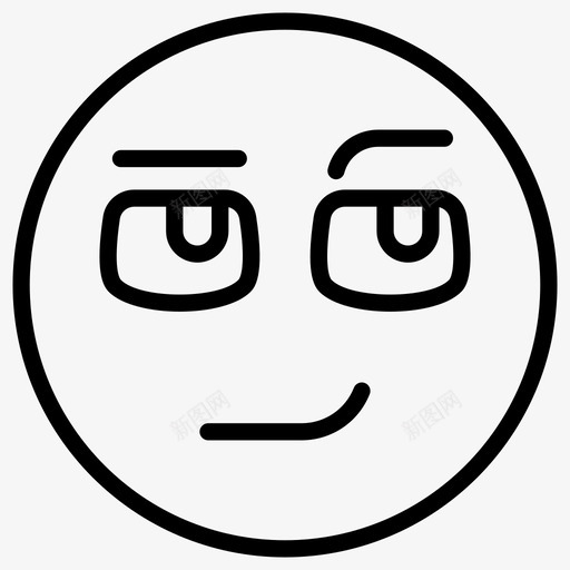 表情符号表情符号集合线向量图标svg_新图网 https://ixintu.com 线向量图标 表情符号 表情符号集合