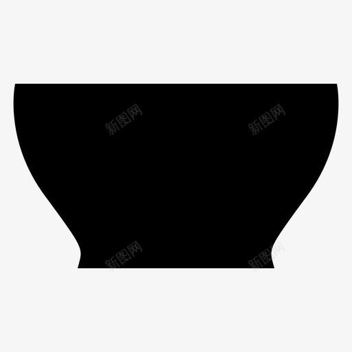 碗麦片碗厨房用具图标svg_新图网 https://ixintu.com 厨房用具 咖啡馆 餐厅 饭菜 麦片