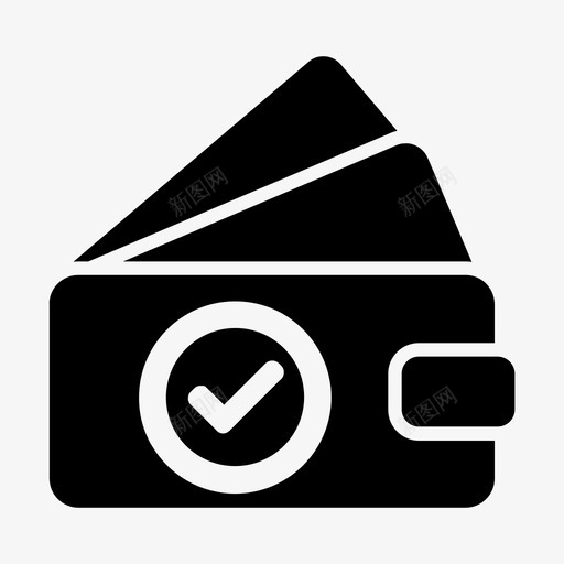 钱包商务商务管理图标svg_新图网 https://ixintu.com 商务 商务管理图标 钱包